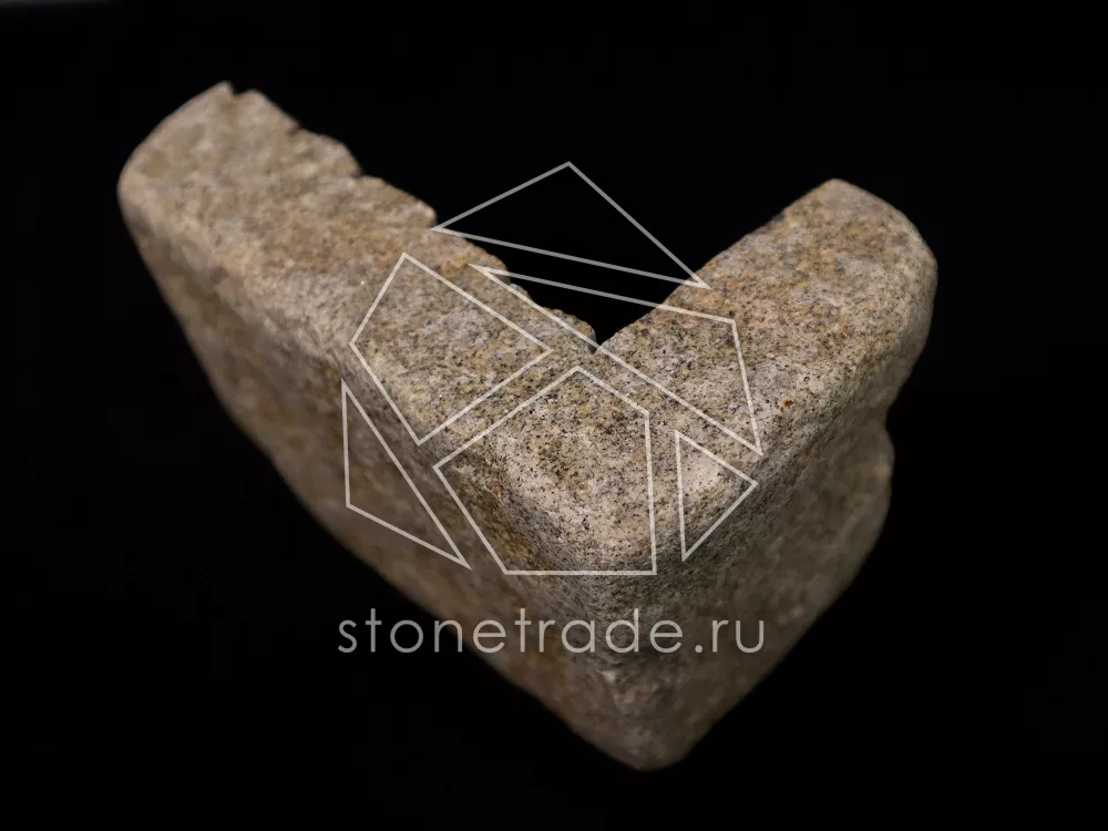 Угловой камень из гранита (внешний), галтованный-0-min