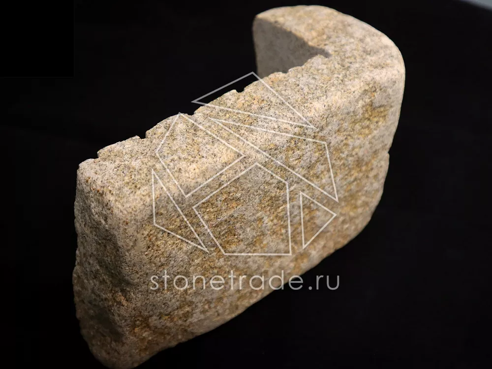 Угловой камень из гранита (внешний), галтованный-6-min