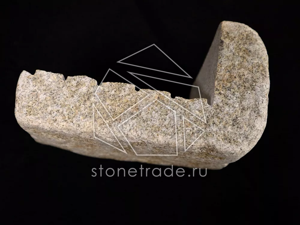 Угловой камень из гранита (внешний), галтованный-1-min